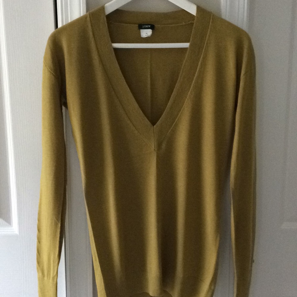 J. Crew V-neck sweater - cashmere/silk
